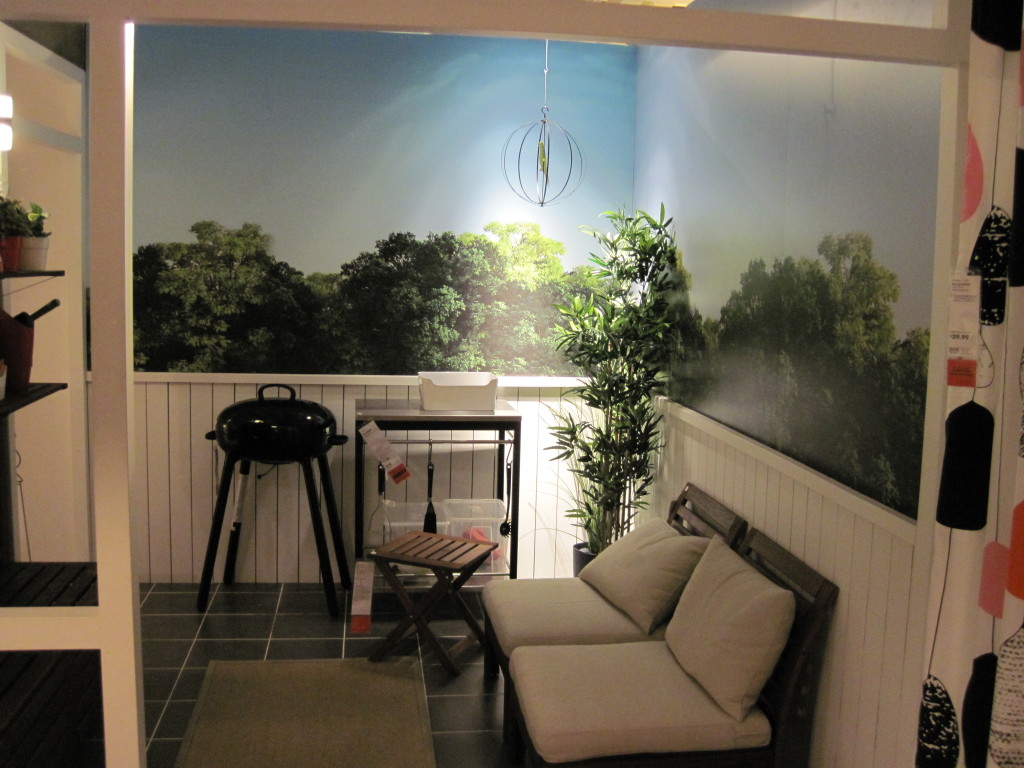 Custom wallpaper murals at IKEA