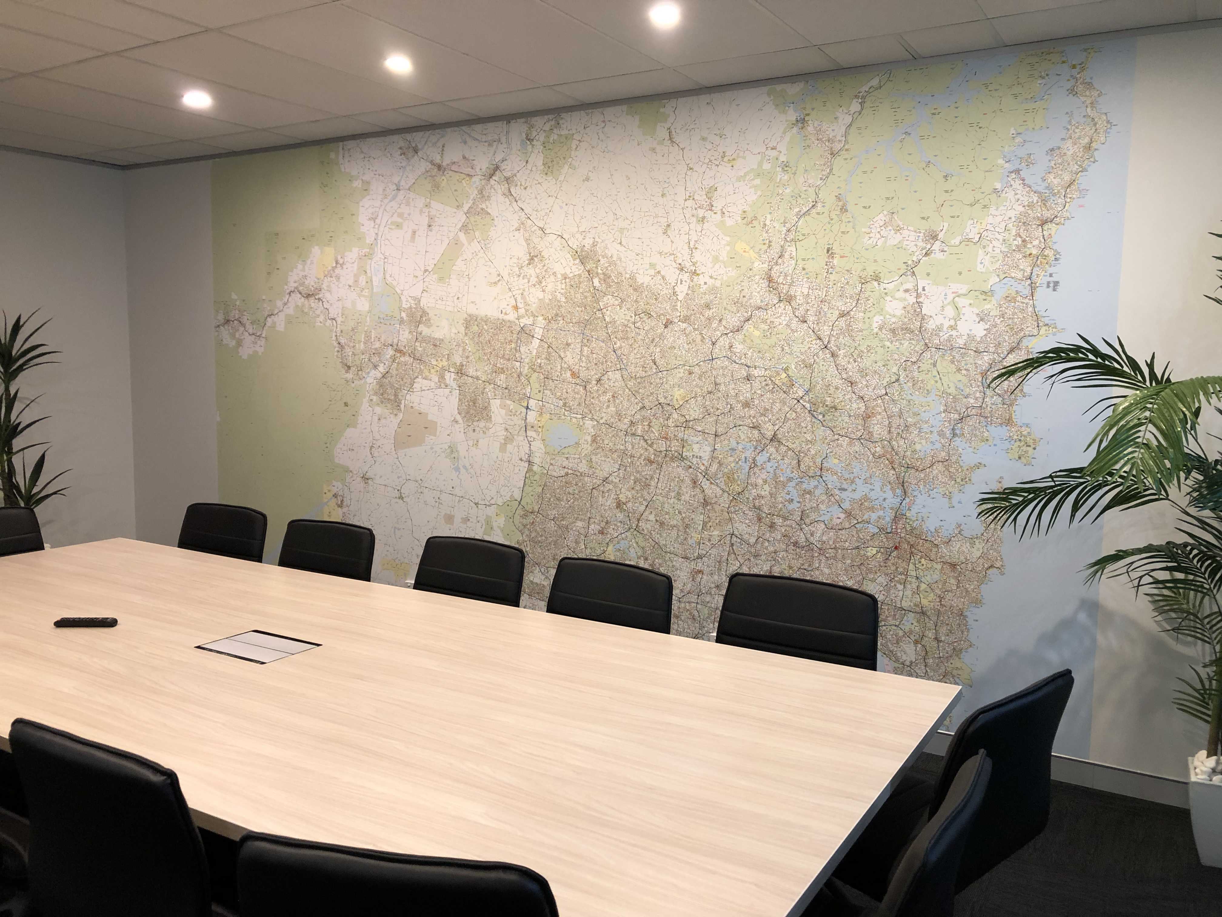 Custom Printed Map Wallpaper - from local to global