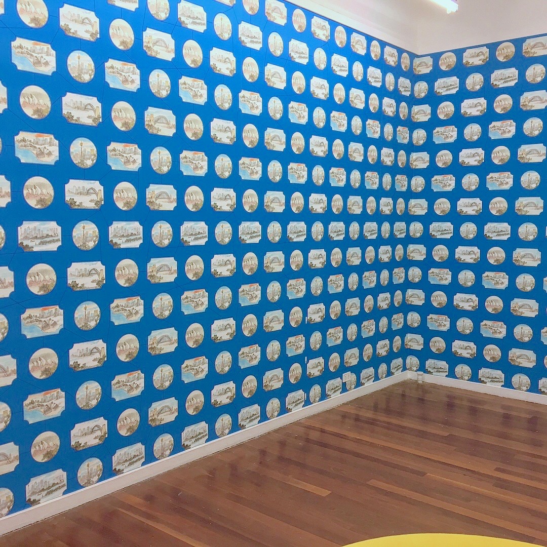 Matte Wallpaper as part of art installation